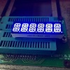 Ultra blue 6 digit 10mm 14 segment led display common anode for multimedia