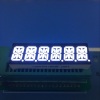 OEM Ultra white 10mm Six digit 14 segment led display common anode for Instrument panel