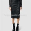 Longer Length Leather Skirts