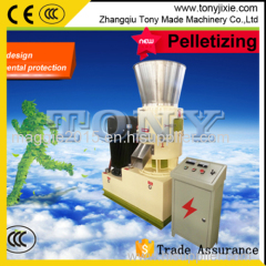 TONY made biomass flat die pellet machine for sawdust rice husk