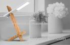 Wooden 5V 1.5A 3W LED Desk Lamps USB Port Dimmable for Reading