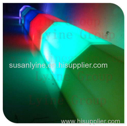 inflatable concrete pathway block night colorful light LED lighting kerb stone for parking