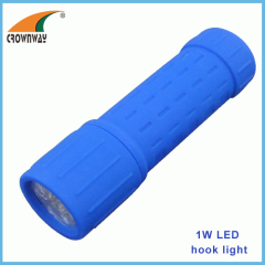 9LED flashlights 15 000MCD high power mini pocket light lamp camping lantern ABS durable body 3*AAA batteries