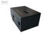 Portable 1600w Large subwoofer speaker with a vented rectangular enclosure