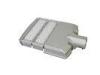 Aluminum 2 Modules High Power LED Street Light 60W For Square / Residential Places