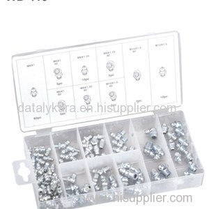 110PC GREASE NIPPLE ASSORTMENT 9 SIZES