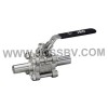 Three-Piece Sanitary Butt Weld Ball valve