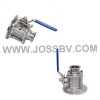 Tank Bottom Non-Retention Ball Valve with Manual Handle