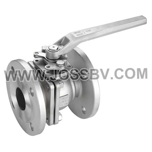 2PCS Ball Valve Flanged End With Mounting Pad DIN PN16/PN40