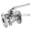 2PCS Ball Valve Flanged End With Mounting Pad JIS10K