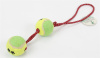 Pet Play Toy Tennis Ball With Red Color Rope
