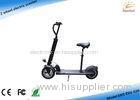 Black Folding Motorized Scooter Bike Rechargeable 10.4Ah Battery