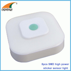 SMD sensor light 80Lumen PIR motion sensor lamp cabinet lamp indoor light 3*AAA battery motion sensor mode