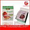 250 G Ziplock Side Gusseted Plastic Pouch Packaging Cookie / Snack