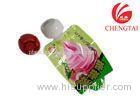 Three Layers Lamination Self Standing Liquid Pouch Packaging Fruit Juice / Beverage
