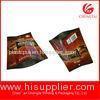 Food Packaging 260 G Metallic Material Three Side Seal Bag For Noshes
