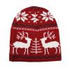 2015 autumn classic christmas moose beanie knitted jacquard hat