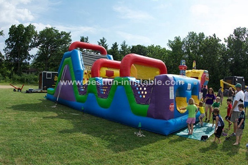 Inflatable Wacky Wild Obstacle Course