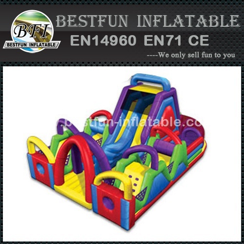 PVC Chaos Inflatable Obstacle Course for kids