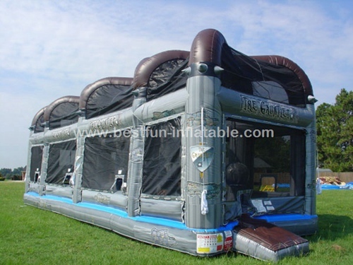 Temple Run Inflatable gauntlet games