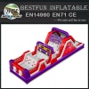 TOP newest design small inflatable obstacle course