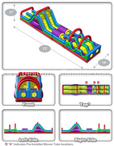 Ultimate Module Challenge inflatable obstacle course