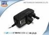 UK Style White AC DC Power Adapter Wall Mount 90V - 264V AC Input Voltage