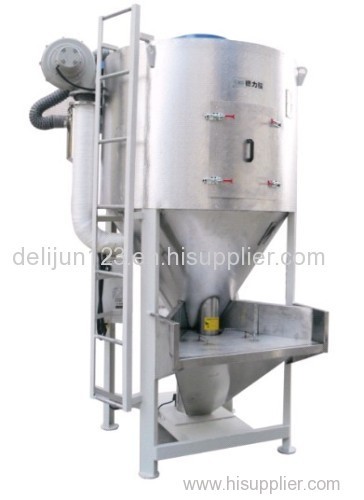 Large Vertical Stainless Steel Heating Color Mixer Machine for Plastic / Master-batches