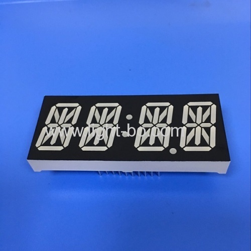 Custom Design ultra blue 0.87  4 digit 14 segment led display common anode for clock indicator