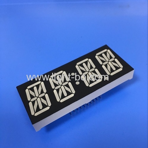 Custom Design ultra blue 0.87  4 digit 14 segment led display common anode for clock indicator