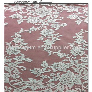 W5321 White Non-stretch Bridal Lace Fabric (W5321)
