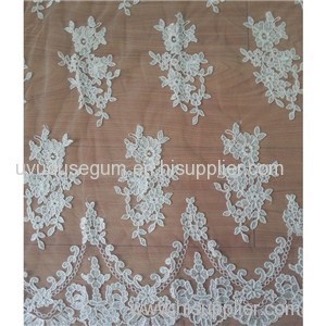 W9021 Floral Wedding Fabric Bridal Lace Fabric (W9021)