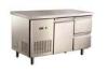 CE Undercounter Refrigerator Drawers Fan Cooling Stainless Steel Bench Fridge