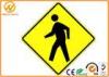 Printed Reflective Street Traffic Warning Signs Weather Proof CE / ROHS / FCC