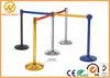 Stainless Steel Crowd Control Stanchions With 2 m Nylon Retractable Belt