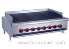 Counter Top Gas Char Broiler Durable Barbeque Gas Griller With Oil Collector