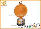 Yellow LED Flashing Traffic Warning Lights for Road Safety 200m Visible CE / ROHS / FCC