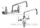 Single / Double Pantry Faucet Deck Mounted / Wall Mount Commercial Kitchen Faucets