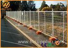 Temporary Galvanized Welded Wire Mesh Fence for Construction Site / Garden