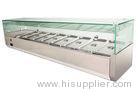 Table Top Commercial Refrigeration Equipment / Commercial Salad Display Refrigerators