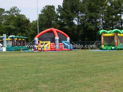 Giant interactive inflatable Defender dome