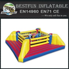 Inflatable Boxing Ring Castle Jumping Bed
