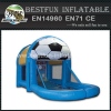 Inflatable intractive games deluxe sports cage