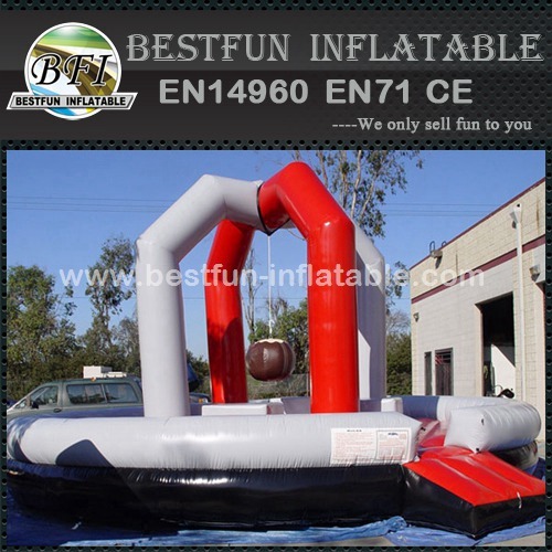 Outdoor playground equipment wrecking ball game inflatable