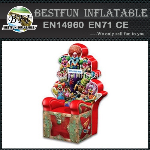 Inflatable throne chair for children birthday