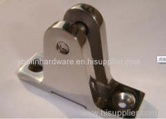 Stainless steel investment casting deck hinge 80°