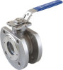 wafer type flanged ball valve with ISO5211 Mounting Pad