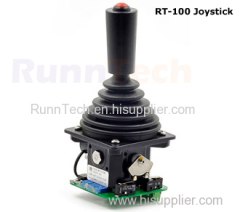 RunnTech joystick handle with switch single axis joystick potentiometer cnc joystick Conductive Plastic joystick optical