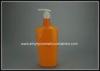 Orange 500ml Plastic Pump Bottles Corrision Resistant Pump Sprayer