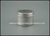 Hand Cream 60ml Aluminum Jars Empty Cosmetic Pots with PET Window